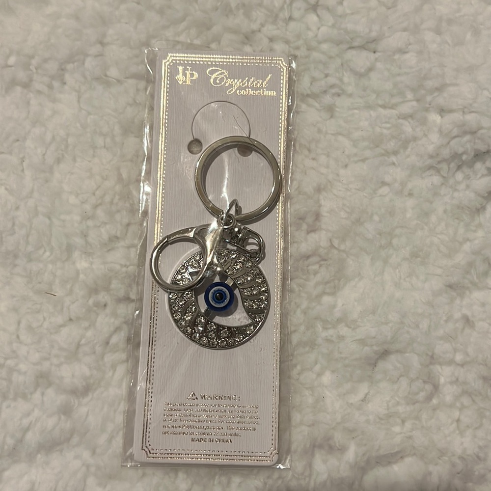 Evil Eye silver With Blue Eye.